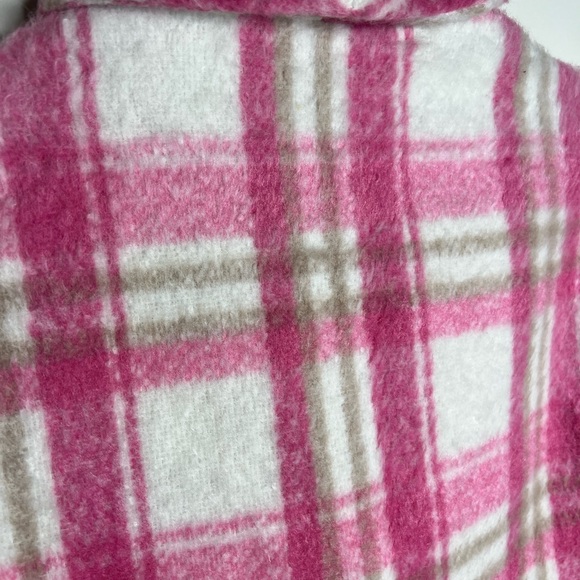 Pink Lily Plaid Shacket Coat - Picture 5 of 7